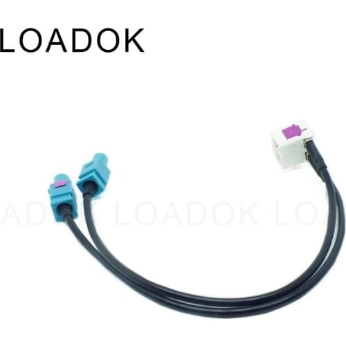 2 fakra female to male Car Radio Aerial Antenna Adapter Cable For bmw ford mondeo Fiesta