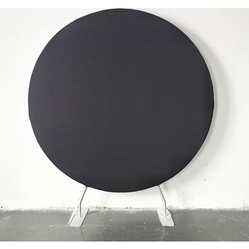 2m/7ft Round Pillow Case Backdrop Custom Printing design with Frame stand for photography Backdrop