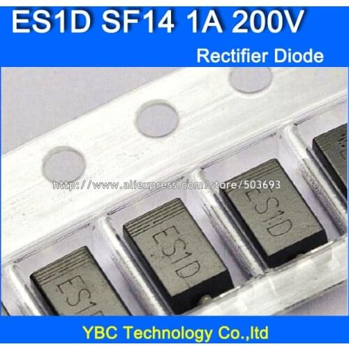 500pcs/lot ES1D SF14 1A/200V SMD Fast Recovery Rectifier Diode