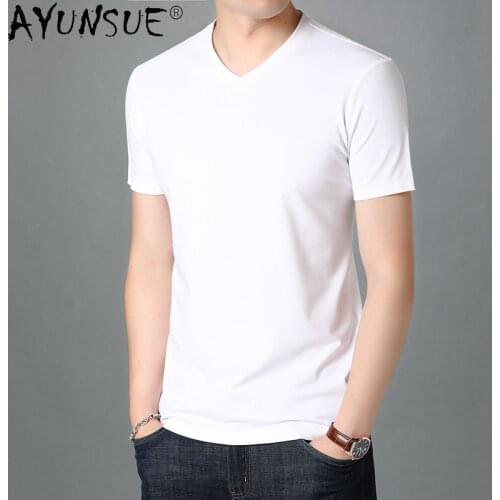 AYUNSUE Mens Summer T-shirts