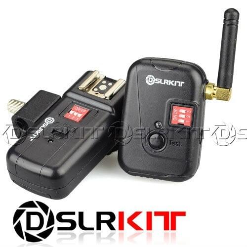 DSLRKIT PT-08XTH 8 Channels Wireless/Radio Flash Trigger with Umbrella Holder