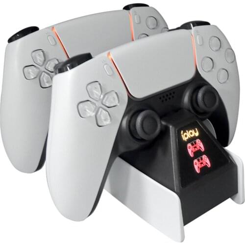 Gamepad Charging Base Game Controller Charger For PS5 Wireless Controller Dual Charger With LED Light Drop Shipping Wholesale