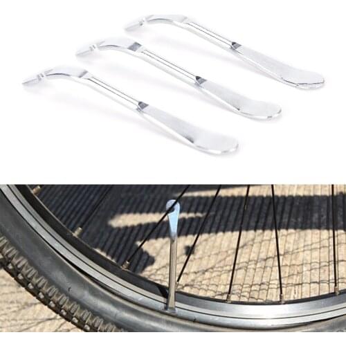 3pcs Bicycle Bike Bicycle Repair Tools Steel Curved Tyre Tire Lever Repair Tool Bicycle Tire Repair Tools