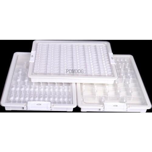 42/50/78 Girds Rhinestones Container for DIY Diamond Painting Tools Diamond Embroidery Accessories Jewelry Storage Box Case Gift