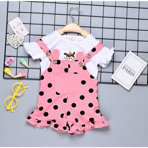 Baby Boys Clothes Sets Spring Summer Fashion Leisure Lion T-shirt + DRESS Newborn Baby Girl Clothes Kids Suit Set 1 2 3 4 Years