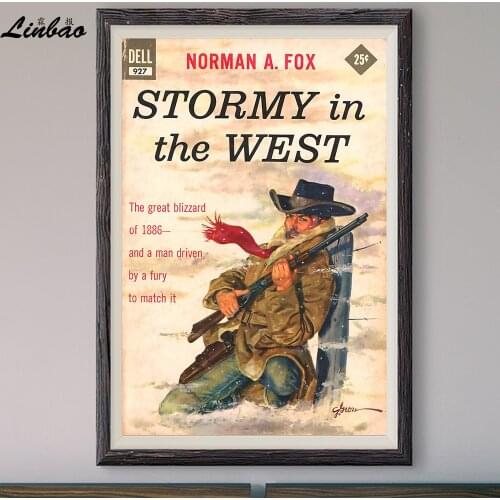 V180 1956 Cowboy Forecast! Vintage Classic Movie Custom Silk Poster Home Deco Wall Art Christmas Gift