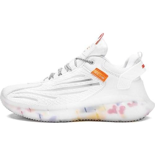 Large Size Outdoor Rubber Sole Sport Men Sneakers Shoes Men Summer Sports Shoes Mens Running Trainers White Sneekers GME-1226