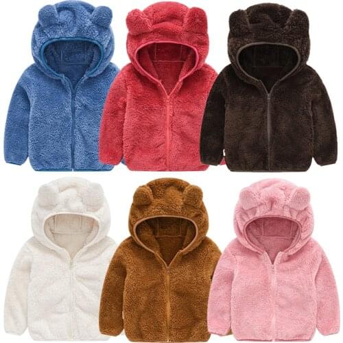 Baby Boys Jacket Autumn Jackets For girls Coat Kids Outerwear Cartoon Bear Coats For baby Clothes Children Hoodies Jacket