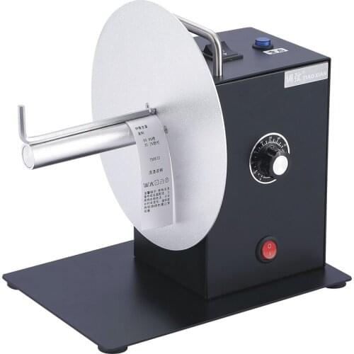 Label recycling machine for barcode printer, fully automatic rewinder, label rewinder, washed rewinder, bi-directional reverse