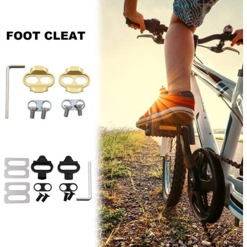 Bicycle Pedal Cleat Set Bike Cycle Premium Cleats Crank Brother Egg Beater Candy Acid Mallet Pedal Bike Shoes Cleats Locking