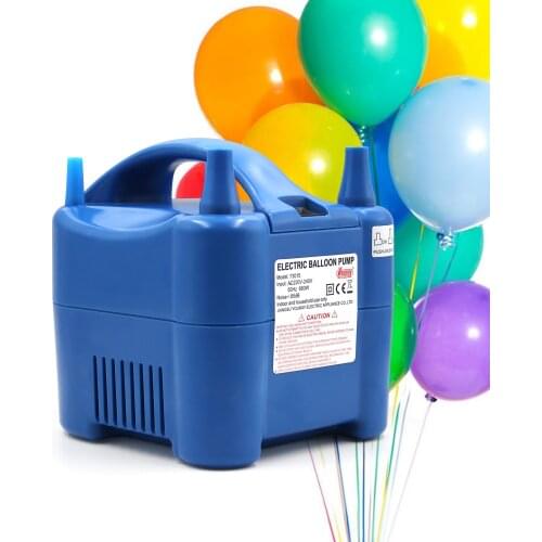 Balloon Air Pump Electric High Power 680W Two Nozzle Air Blower Balloon Inflator Pump Fast Portable Inflatable Tool EU Plug