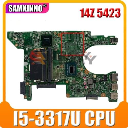 Original Laptop motherboard For DELL Inspiron 14Z 5423 I5-3317U SR0N8 Mainboard CN-0MRRJR 0MRRJR DMB40 11289-1