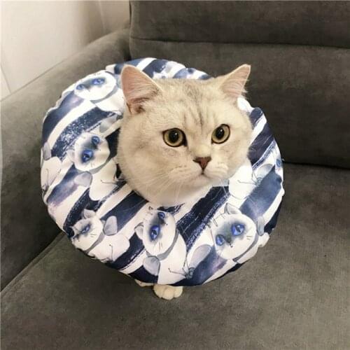 Elizabethan Collar Pet Dog Cat Neck Cone Recovery Collar for Anti-Bite Lick Surgery Wound Healing Pet waterproof Collar