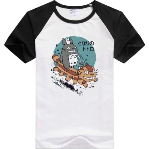 My Neighbor Totoro Cat Bus short sleeve casual Men Women T-shirt Comfortable Tshirt Cool GA902