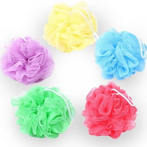 Multicolour Bath Ball Bath Tubs Cool Ball Bath Towel Scrubber Body Exfoliating Shower Ball for Body Loofah Massage Cleaning Tool