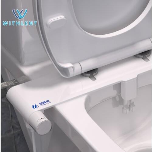 WITHLENT Luxury Toilet Seat Sprinkler Bidet Spray Cleaner with Adjustable Volume and Speed Water Spray Control