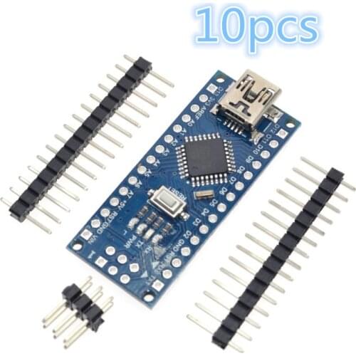 With the bootloader 10pcs/lot Nano 3.0 controller compatible for arduino nano CH340 USB driver NO CABLE