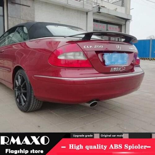 For Mercedes - Benz CLK W221 SLK Spoiler 2014-2017 Benz S300 S350 550ABS Material Car Rear Wing Primer Color Rear Spoiler