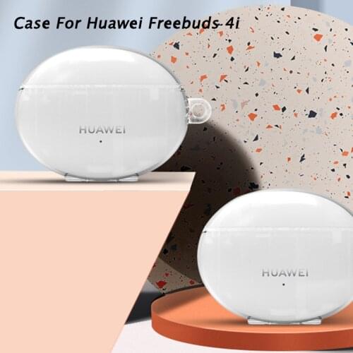 Transparent Protective Case for Huawei Freebuds 4i Bluetooth Earphones Shell Cover Skin for Huawei Freebuds 4i Accessories