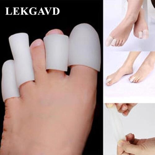 2pcs Professional Silicone Gel Toe Thumb Hallux Valgus Corrector Straightener Foot Care Tool Orthopedic Supplies None Electric