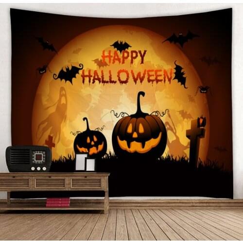 Halloween 3D Tapestry Wall Hanging Bed Spread Beach Towel Table Cloth Yoga Mat Muebles dela Sala Christmas Decoration Large Size