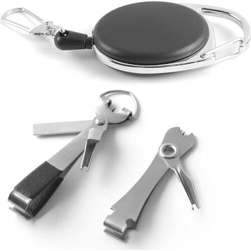 4 In 1 Stainless Steel Fishing Nipper Quick Knot Cutter Line Clipper Hook Eye Cleaner Sharpener Tool Tackle Gear Accessories