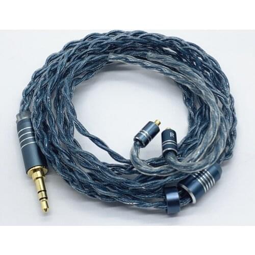 7n single crystal copper silver plated wire MMCX 0.78mm 4share 252core