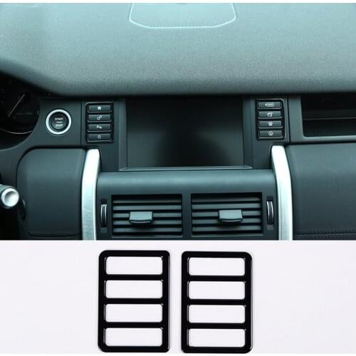 ABS Car Styling Multifunction Button Decorative Frame Sticker for Land Rover Discovery Sport 2015-2019 Car Interior Accessories