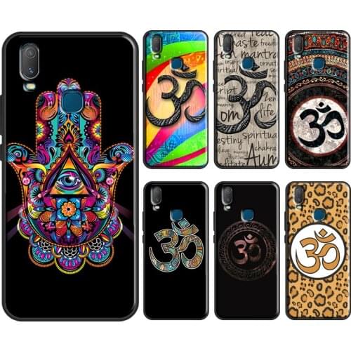 Aum om Namaste Symbol Zen Yoga Phone Case For Vivo Y1S Y11 2019 Y12 Y15 Y17 Y19 Y20 Y30 Y50 Y91C V17 Neo V20 SE Cover