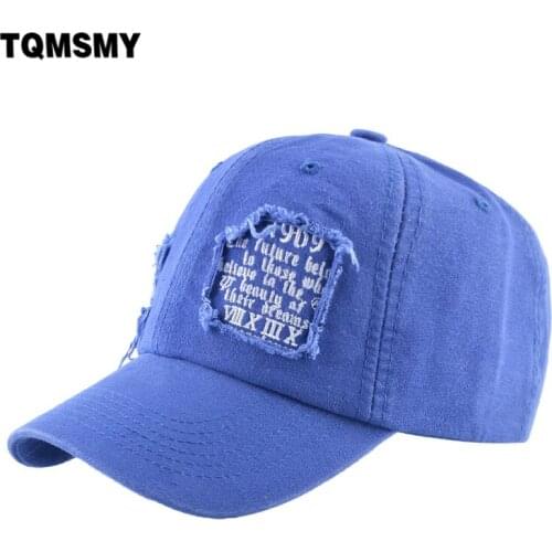 TQMSMY Unisex Dad Hats Men Embroidery Letter 100% Cotton Snapback Baseball Caps Women Fashion Hip Hop Trucker Bones TME137