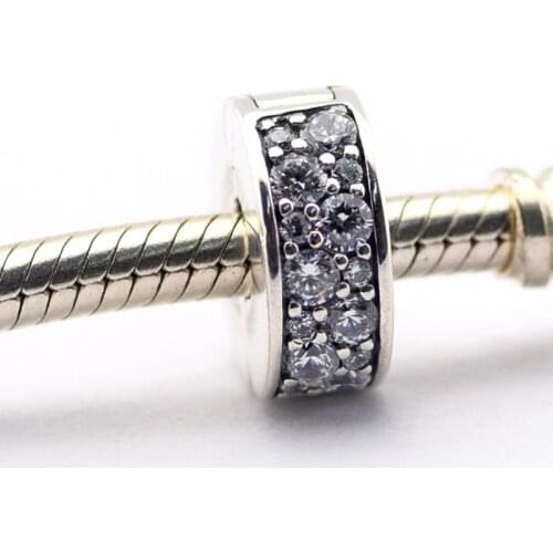 Fits Pandora Bracelet DIY Beads for Jewelry Making Shining Elegance Clip Charms Authentic 925 Sterling Silver Original kralen