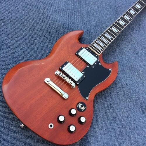 High quality Rosewood fingerboard electric guitar, Semi-gloss finish,Chrome hardware, one piece body & neck, Free shipping