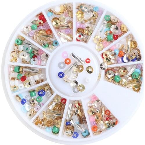 Hot Wheels 5 Set Mix Nail Rhinestones 3D Nail Art Decorations UV Gel Manicure DIY Acrilico Adesivo Pedras Para Unha Strass Tools