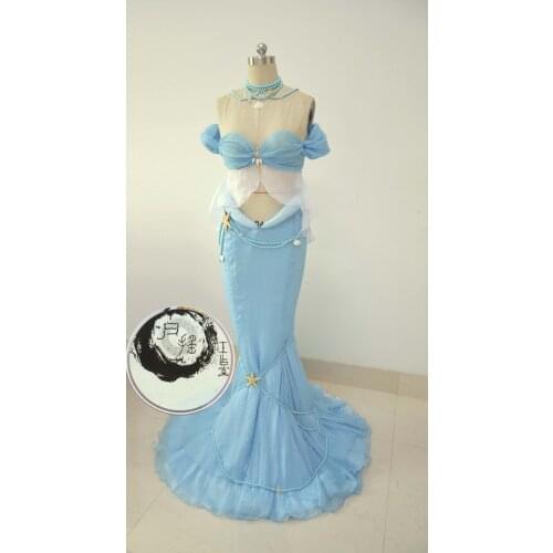 Miracle Nikki Costume Nikki cosplay costume The Little Mermaid Dresses customized