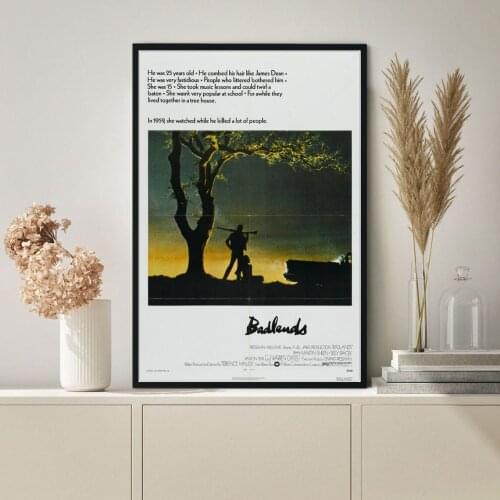 Badlands Classic Movie Poster Canvas Print W Movie Poster Canvas Print Wall Painting Home Decoration ( No Frame )