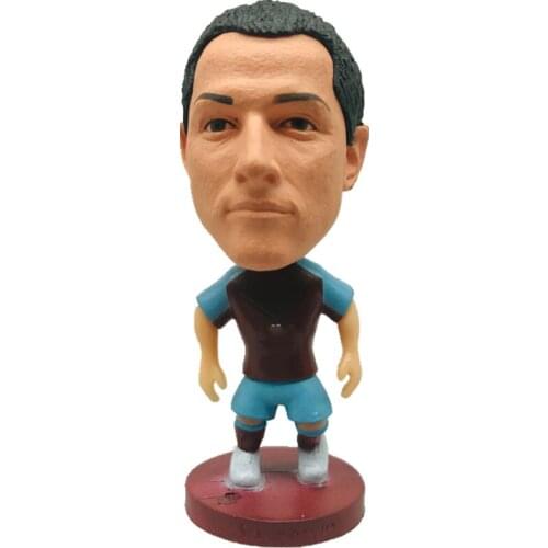 Soccerwe 2.55" Height Soccer Star Dolls 14# Chicharito Hernández Figures Collections Mexico Gift Toy