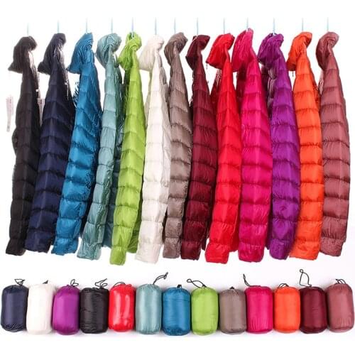 NewBang Autumn Winter Ultra Light Down Jacket Women Windproof Warmth Womens Lightweight Packable Down Coat Plus Size Parkas