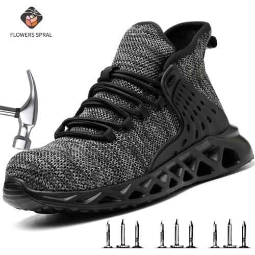 Mens Safety Shoes With Indestructible Metal Cap Ryder Work Boots With Waterproof Steel Toe Cap Breathable Sneakers Work Shoes