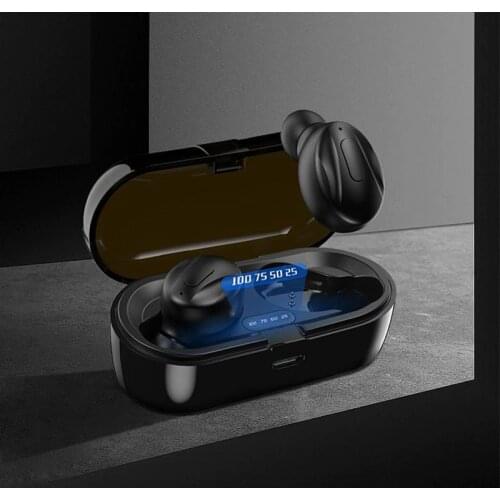 XG13 LED Digital Display Earphone In-ear Bluetooth Headphone Wireless Earbuds TWS 5.0 with Mic Charging Box Noise Reduction