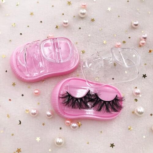 Mink lashes box cute shoes box new style eyelashes box 16PIC/S a LOT natural lashes package