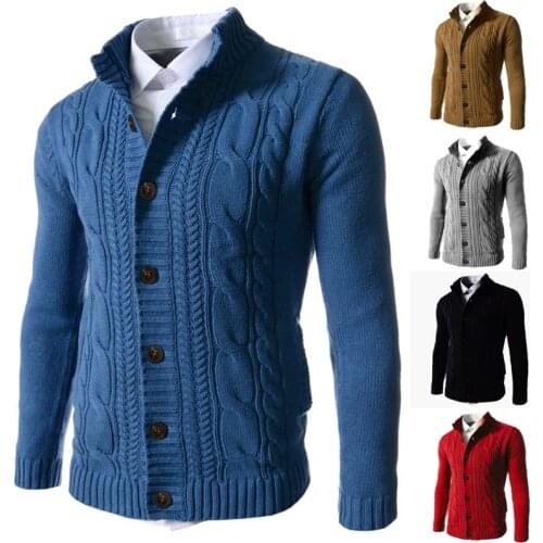 Package mail 2021 autumn and winter new mens knitted cardigan sweater top large size over sweater shawl casual autumn coat