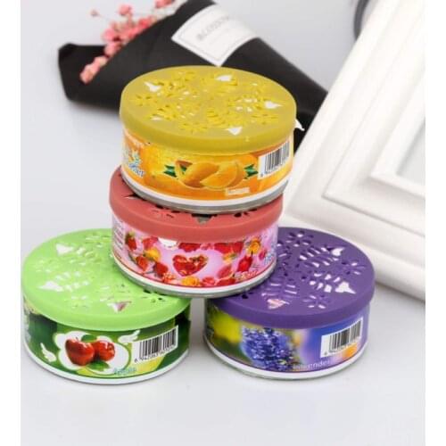 Car Scent Air Freshener Auto Decor Fruit Flower Indoor Home Bathroom Solid Ornament Decor Fragrance Diffuser Hot