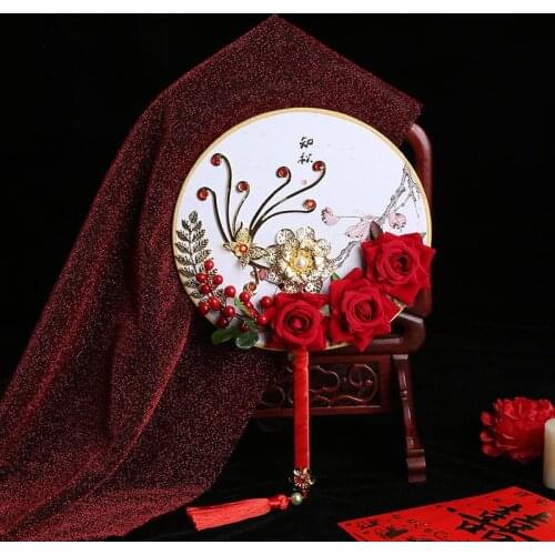 Personalized Wooden Wedding Favors and Gifts For Guest Sandalwood Fan Party Decoration Fans