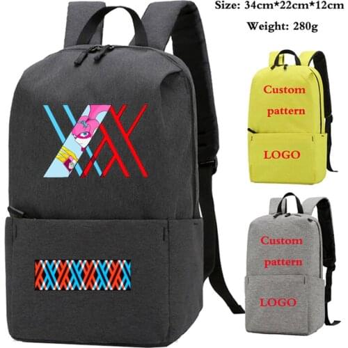 Anime DARLING in the FRANXX Backpack women Leisure bag Student School Bags Teenagers Kids Bag nylon Laptop knapsack