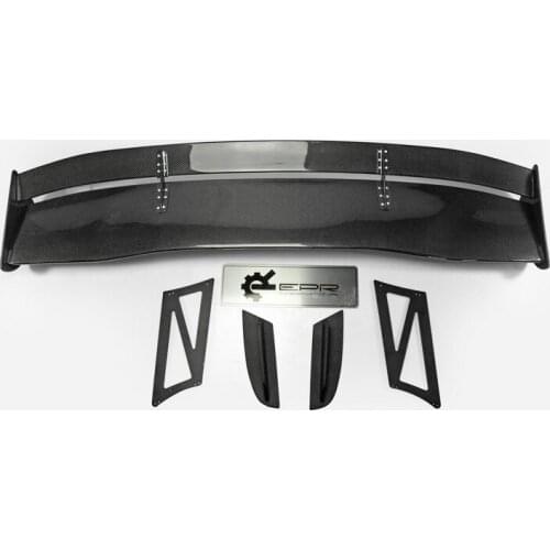 Fibre GT Spoiler VC Style 1700mm Type-5 Carbon Fiber Rear Wing (39cm height stand) For Lancer Evolution EVO 10 Car Accessories