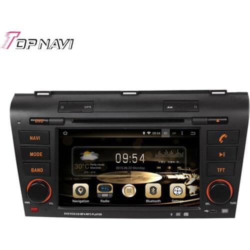 Topnavi 7'' Brand Quad Core Android 6.0 Car GPS Navigation for MAZDA 3 2004 2005 2006 2007 2008 2009 Autoradio Navigation Audio