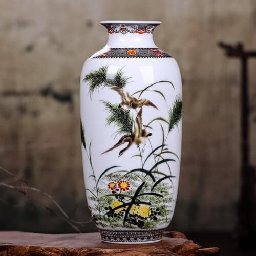 Schreibtisch Vase Vintage Chinesischen Traditionellen Tier Vase Wohnkultur Glatte Oberfläche Innenausstattung Blumentopf