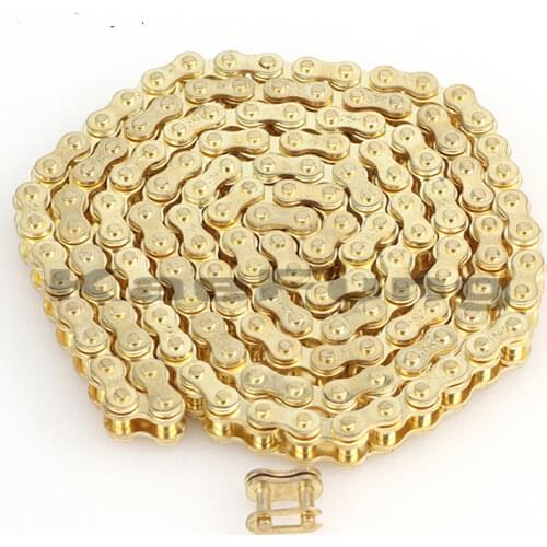 Motorcycle dirt pit parts 2 tow stroke 25H CHAIN 104 Link For 50cc 90cc COOLSTER TAOTAO SDG Dirt Pit Bike