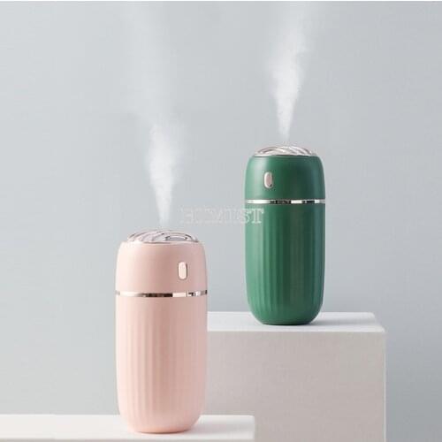 300ml Wireless Humidifier Ultrasonic Air Mist Maker USB Aroma Essential Oil Diffuser with Warm Night Lamp for Home Car Office