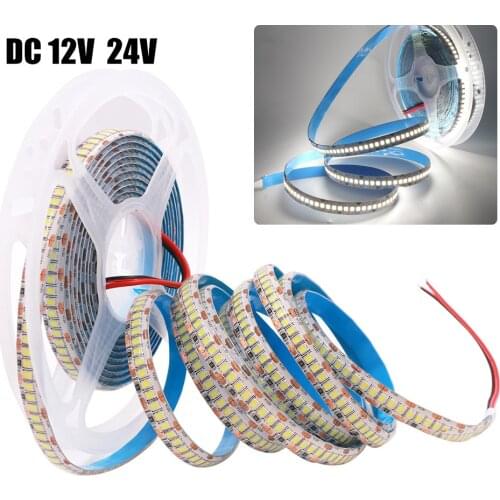 5m LED Strip 2835 240LEDs/m High Brighter Warm White / Natural White Flexible LED Rope Ribbon Tape Light Lamp DC12V 24V